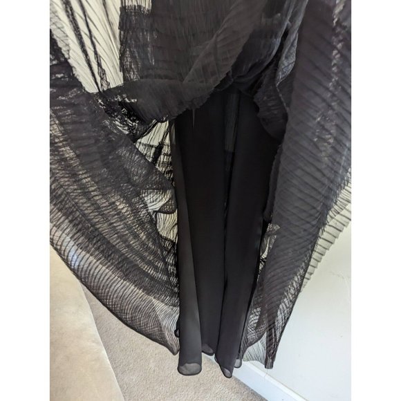 ZARA WOMAN $139 RUFFLED TULLE DRESS ZW COLLECTION BLACK XS S M L REF: 8936/113 - Picture 12 of 13